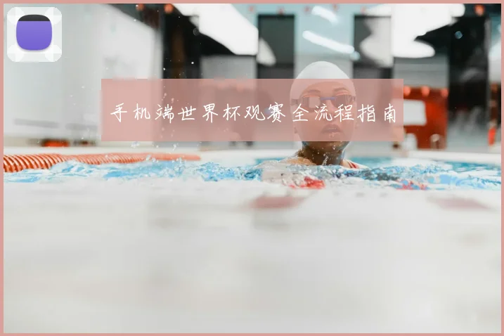 手机端世界杯观赛全流程指南